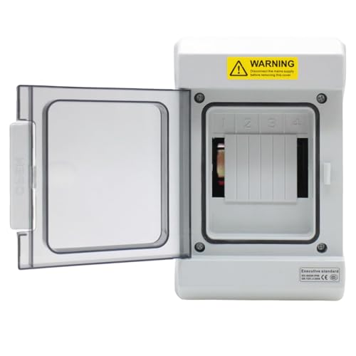 MAKERELE Outdoor Circuit Breaker Box Power IP66 PC/ABS Waterproof Distribution Protection Box MAKERELE