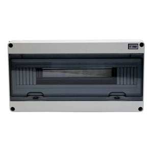 MAKERELE IP65 Waterproof Distribution Protection Box, ABS Plastic Transparent Cover, Outdoor Distribution Box for Indoor Wall Circuit Breaker MKHT-Way Series Makerele