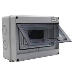 MAKERELE IP65 Waterproof Distribution Protection Box, ABS Plastic Transparent Cover, Outdoor Distribution Box for Indoor Wall Circuit Breaker MKHT-Way Series Makerele