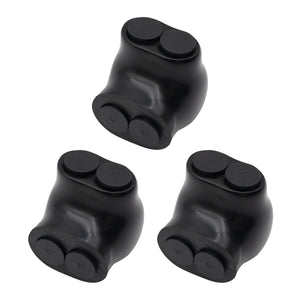 MAKERELE QMS S 4 to 14 AWG 2-port single-sided insulated multi-tap connectors, 3-pack, SKU MK-QMS-S4-2-3PC