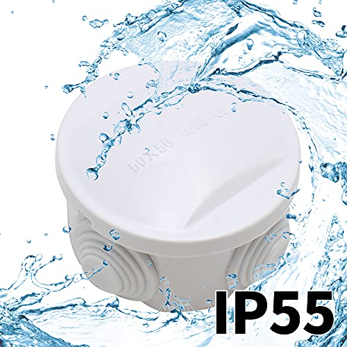 MAKERELE ABS Plastic Waterproof Dustproof Electrical Junction Box Universal Waterproof Enclosure for Electronics MAKERELE