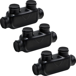 MAKERELE QMS D250 1-port insulated multi-tap connectors, 3-pack, SKU MK-QMS-D250-1-3PC