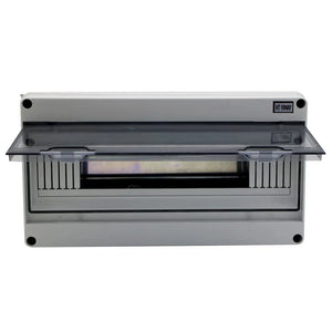 MAKERELE IP65 Waterproof Distribution Protection Box, ABS Plastic Transparent Cover, Outdoor Distribution Box for Indoor Wall Circuit Breaker MKHT-Way Series Makerele