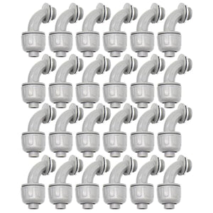 MAKERELE PVC Liquid Tight Connectors - Versatile Electrical Conduit Fittings MAKERELE