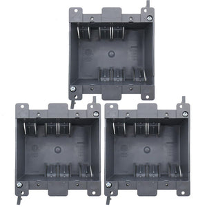 MAKERELE 25/26 cu in 2-gang old work electrical box, 3-pack
