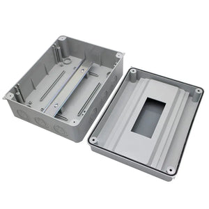 MAKERELE IP65 Waterproof Distribution Protection Box, ABS Plastic Transparent Cover, Outdoor Distribution Box for Indoor Wall Circuit Breaker MKHT-Way Series Makerele