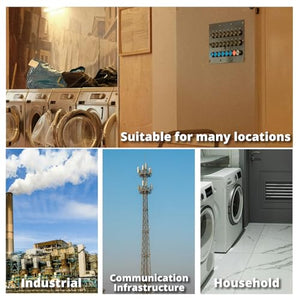 MAKERELE Outdoor Circuit Breaker Box Power IP66 PC/ABS Waterproof Distribution Protection Box MAKERELE