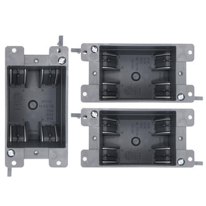 MAKERELE 14 cu in 1-gang old work electrical box, 3-pack