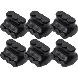MAKERELE single-sided insulated multi-tap connector, 2-14 AWG, 3-port, 6-pack