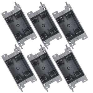 MAKERELE 14 cu in 1-gang old work electrical box, 6-pack