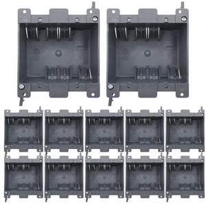 MAKERELE 25/26 cu in 2-gang old work electrical box, 12-pack