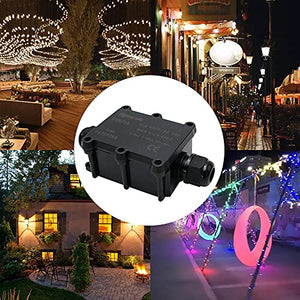 Waterproof IP68 External Junction Box, Outdoor External Electric Power Cord Boxes Electrical Junction Box MAKERELE