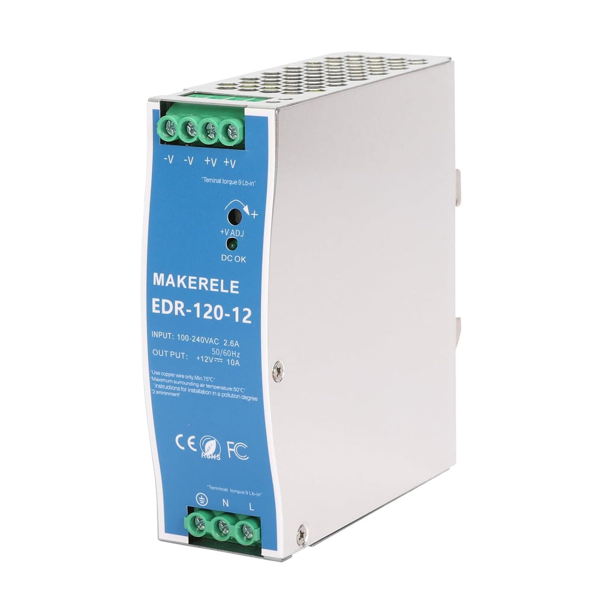 MAKERELE EDR120-12 DIN rail power supply