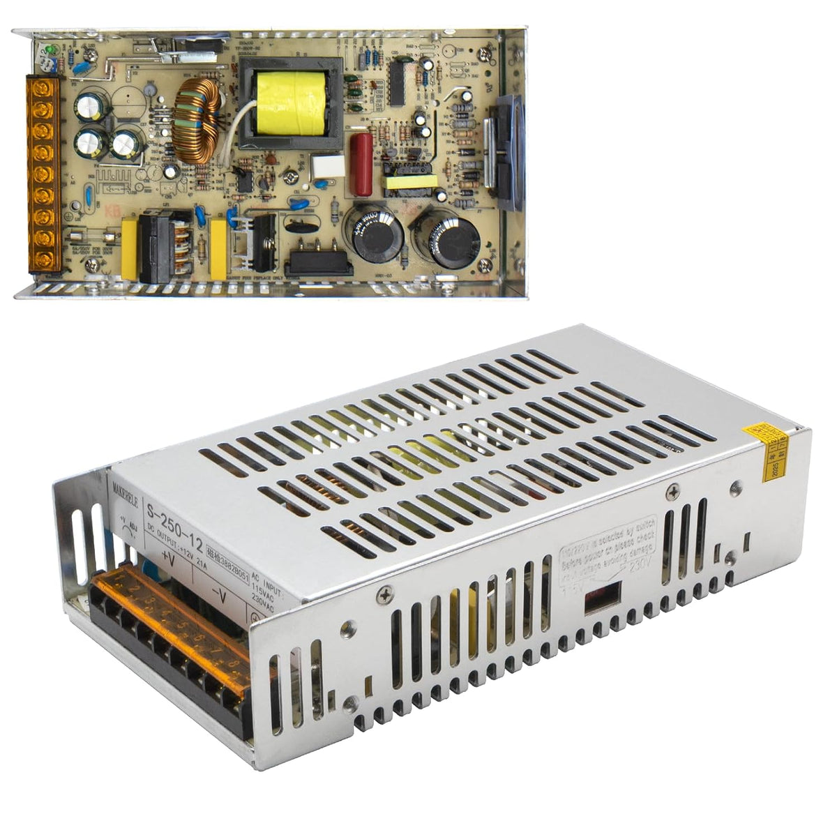 MAKERELE enclosed switching power supply S250-12