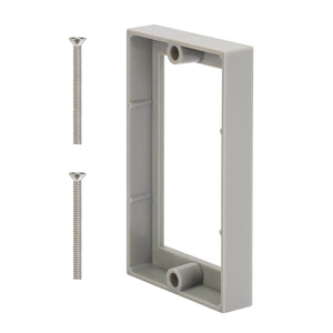 MAKERELE 1-gang outlet box extender, 1/2 in, grey