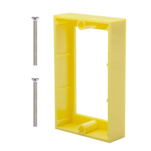 MAKERELE 1-gang outlet box extender, 3/4 in, yellow