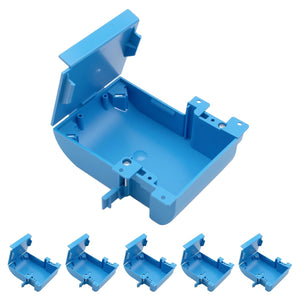 MAKERELE blue 1-gang shallow old work electrical box, 18 cu in, 6-pack