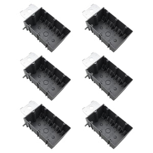 MAKERELE gray adjustable electrical outlet box, 3-Gang, 49 cu. in., 6-Pack