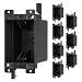 MAKERELE black 1-gang old work electrical box 14 cu in 8-pack