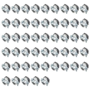 MAKERELE 3/8 inch clamp type cable connectors 50-pack