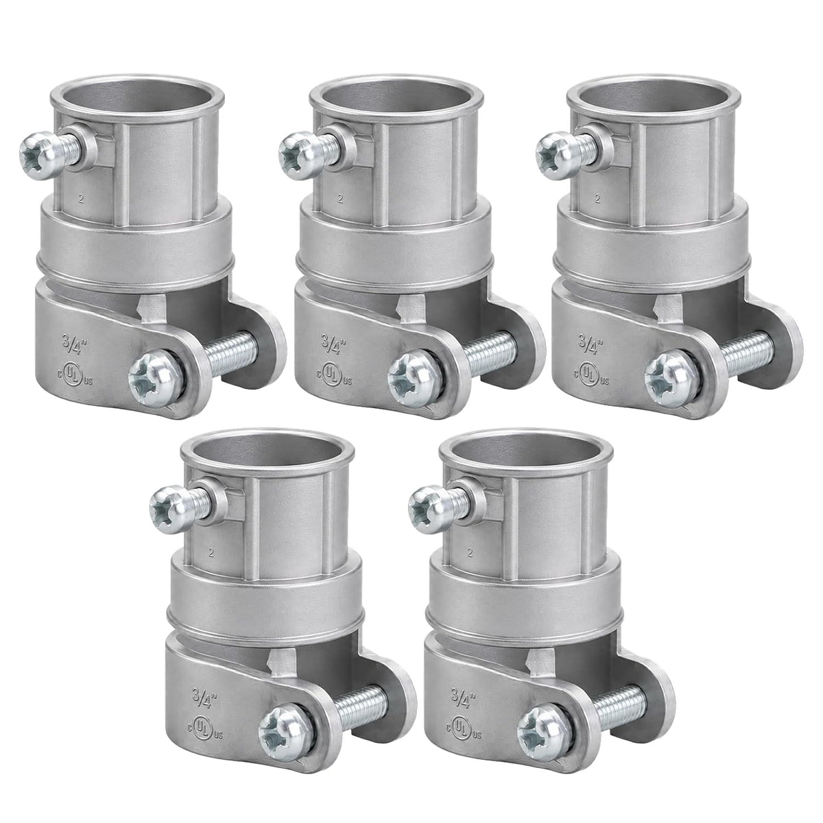 MAKERELE 3/4 in. EMT to flexible metal conduit squeeze coupling, zinc die cast