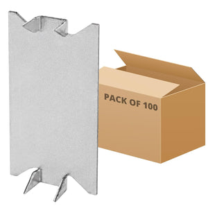 MAKERELE 2.7 x 1.3 inch nail plates for wood studs, 100-Pack