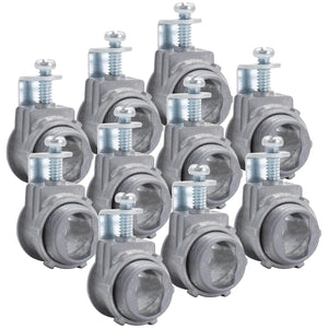 MAKERELE 3/8 in. FMC saddle connector for 1/2 in. knockout, 10-pack