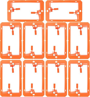 MAKERELE orange single-gang low-voltage mounting bracket