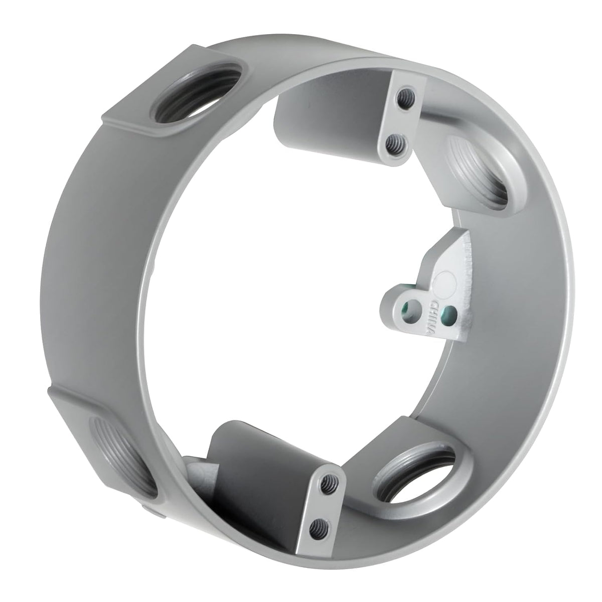 MAKERELE gray round weatherproof electrical box extension ring, 1-Pack