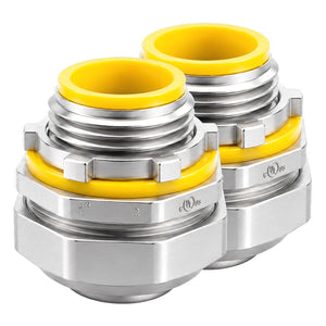 MAKERELE zinc die cast straight liquid-tight connector