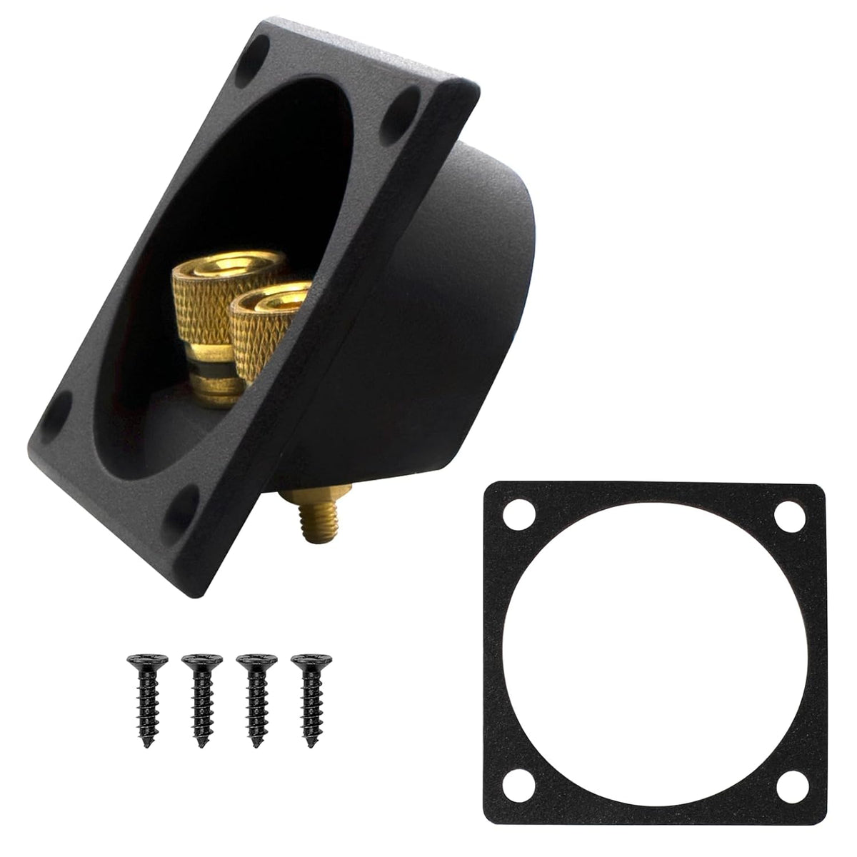 MAKERELE 2.2 inch square screw-type speaker terminal cup