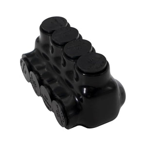 MAKERELE single-sided insulated multi-tap connector, 6 AWG-350 kcmil, 4-port, 1-pack