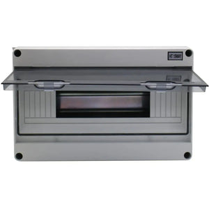 MAKERELE IP65 Waterproof Distribution Protection Box, ABS Plastic Transparent Cover, Outdoor Distribution Box for Indoor Wall Circuit Breaker MKHT-Way Series Makerele