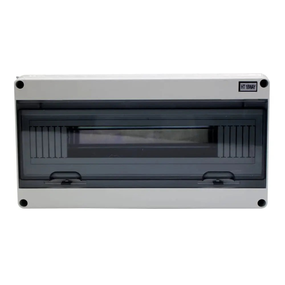 MAKERELE IP65 Waterproof Distribution Protection Box, ABS Plastic Transparent Cover, Outdoor Distribution Box for Indoor Wall Circuit Breaker MKHT-Way Series Makerele