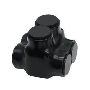 MAKERELE dual insulated multi-tap connectors, 4 AWG-600 kcmil, 2-port, 1-pack