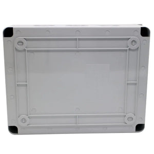 MAKERELE IP65 Waterproof Distribution Protection Box, ABS Plastic Transparent Cover, Outdoor Distribution Box for Indoor Wall Circuit Breaker MKHT-Way Series Makerele