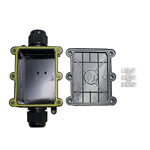 thumbnail image 2 of HoHaing IP68 External Junction Box, 2 Way Plug Line Outdoor Electrical Box, M20 Coaxial Cable 2 of 14