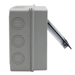 MAKERELE IP65 Waterproof Distribution Protection Box, ABS Plastic Transparent Cover, Outdoor Distribution Box for Indoor Wall Circuit Breaker MKHT-Way Series Makerele