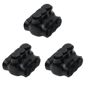 MAKERELE QMS D2 3-port insulated multi-tap connectors, 3-pack, SKU MK-QMS-D2-3-3PC