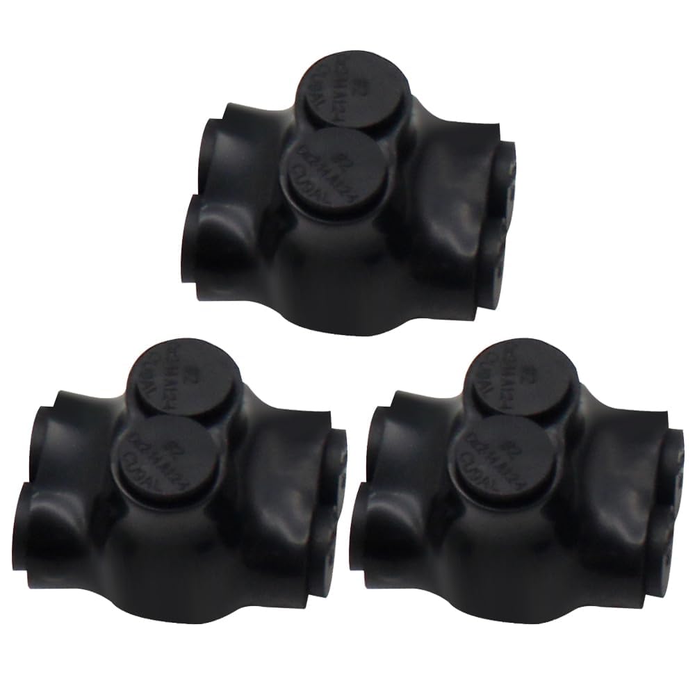 MAKERELE QMS D2 2-port insulated multi-tap connectors, 3-pack, SKU MK-QMS-D2-2-3PC
