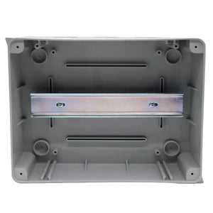 MAKERELE IP65 Waterproof Distribution Protection Box, ABS Plastic Transparent Cover, Outdoor Distribution Box for Indoor Wall Circuit Breaker MKHT-Way Series Makerele