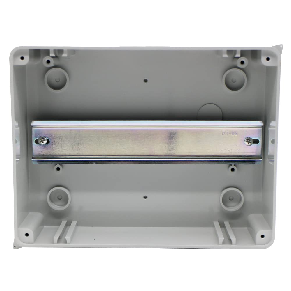 MAKERELE IP65 Waterproof Distribution Protection Box, ABS Plastic Transparent Cover, Outdoor Distribution Box for Indoor Wall Circuit Breaker MKHT-Way Series Makerele