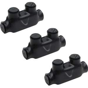 MAKERELE QMS D3/0 1-port insulated multi-tap connectors, 3-pack, SKU MK-QMS-D3/0-1-3PC