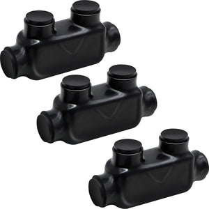 MAKERELE QMS D350 1-port insulated multi-tap connectors, 3-pack, SKU MK-QMS-D350-1-3PC