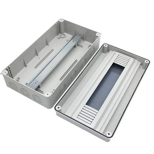 MAKERELE IP65 Waterproof Distribution Protection Box, ABS Plastic Transparent Cover, Outdoor Distribution Box for Indoor Wall Circuit Breaker MKHT-Way Series Makerele