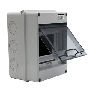 MAKERELE IP65 Waterproof Distribution Protection Box, ABS Plastic Transparent Cover, Outdoor Distribution Box for Indoor Wall Circuit Breaker MKHT-Way Series Makerele