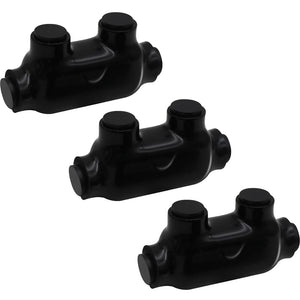 MAKERELE QMS D2 1-port insulated multi-tap connectors, 3-pack, SKU MK-QMS-D2-1-3PC