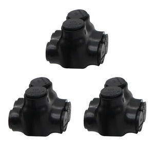 MAKERELE QMS D250 2-port insulated multi-tap connectors, 3-pack, SKU MK-QMS-D250-2-3PC
