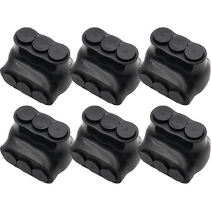 MAKERELE single-sided insulated multi-tap connector, 4-14 AWG, 3-port, 6-pack