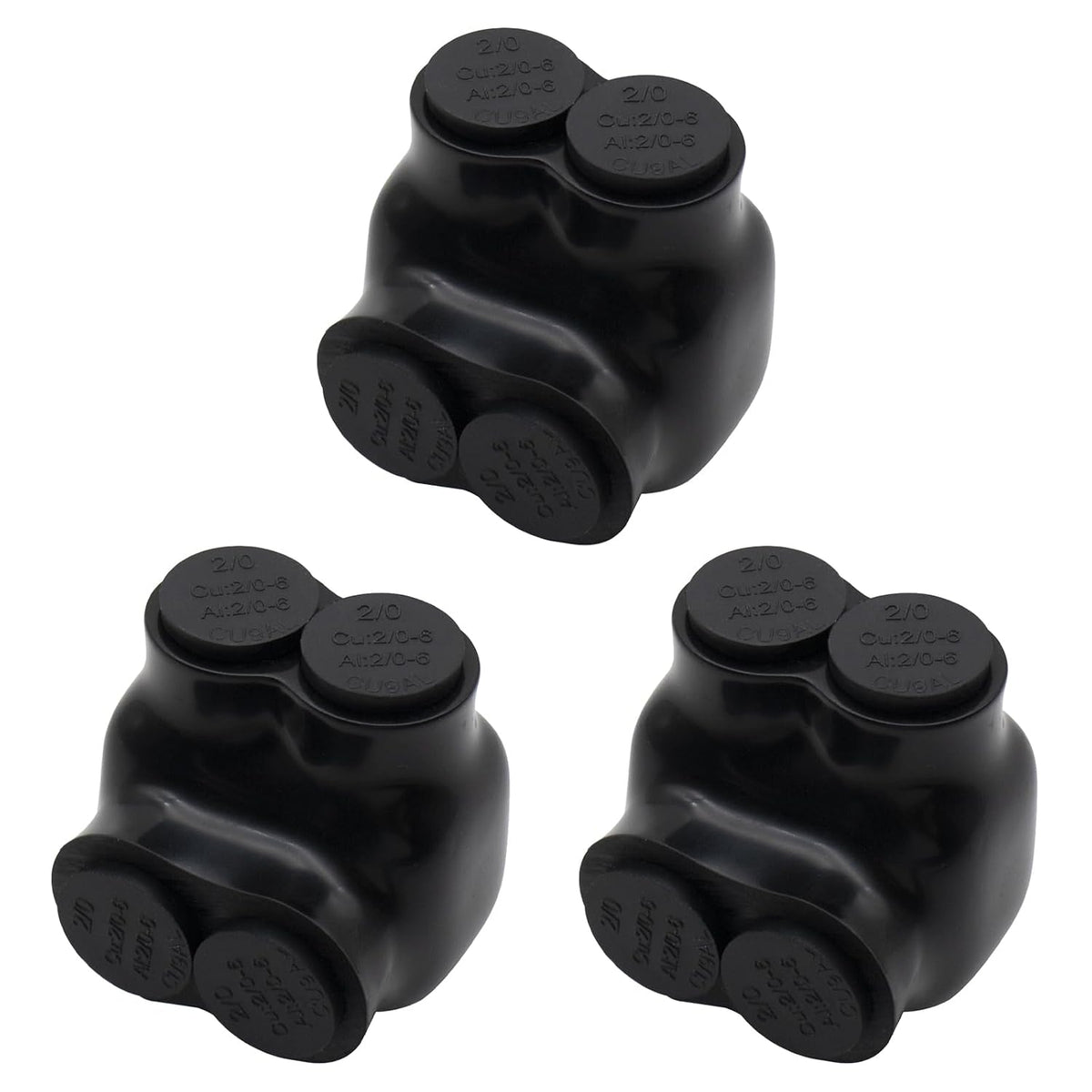 MAKERELE QMS S Series single-sided insulated multi-tap connector, 2-port
